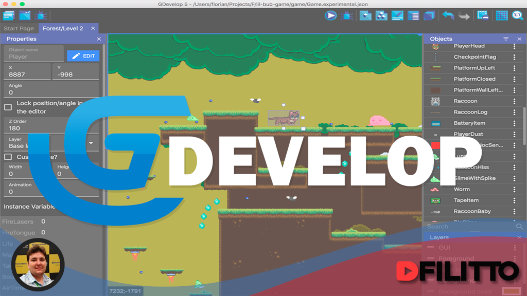 Conhecendo a Engine GDevelop